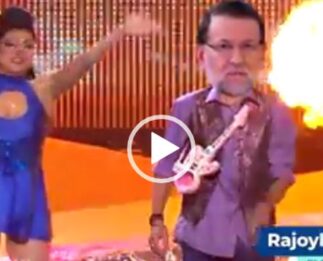 Recopilatorio con las actuaciones de otros años de Eurovision  (Rajoy – Iglesias etc ) Vídeo.