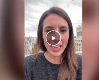 Irene Montero se estrena en Tiktok y recibe críticas en red.