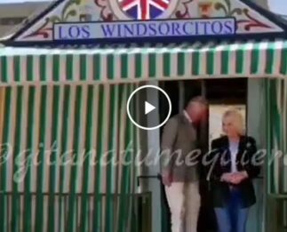 El príncipe Carlos y Camila Parker visitan la  Feria de Sevilla.